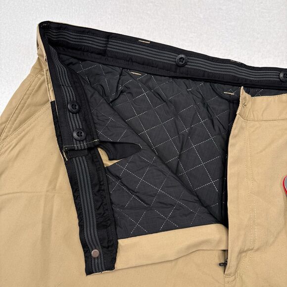 LL Bean Pants Mens Size 44‎ x 29 Tan Primaloft Insulated Quilted Workwear NEW - Picture 4 of 12